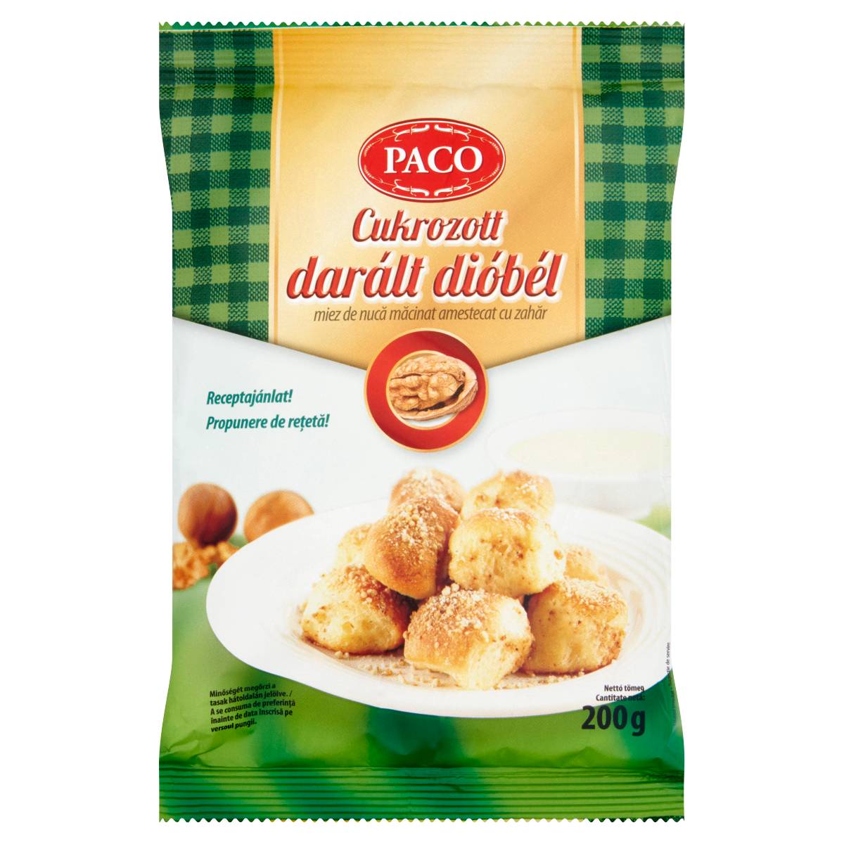 PACO Cukrozott darált dióbél 200g